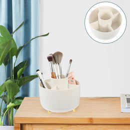 Storage Boxes Holder Organizer Brushpen Makeup Rotating Desktop Deskcaddy Stationery Tabletop Container Box Office Compartments Cups