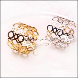 Napkin Rings Gold Sier Holder Ring Sale Three Designs Drop Delivery Home Garden Kitchen Dining Bar Table Decoration Accessories Ot0Kl