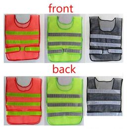 Reflective Safety Supply Vest Clothing Hollow Grid Vests High Visibility Warning Working Construction Traffic Drop Delivery Office S Dhies