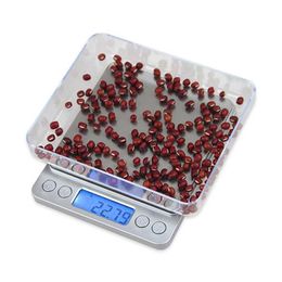 Weighing Scales 2000G/0.1G Lcd Portable Mini Electronic Digital Pocket Case Postal Kitchen Jewellery Weight Nce Scale Drop Delivery Of Dh84B