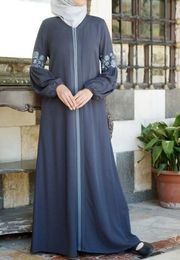 Casual Dresses Dubai Abaya Turkish Bangladesh Woman Jilbab Femme Muslim Dress Islamic Clothes Caftan Marocain Kaftan