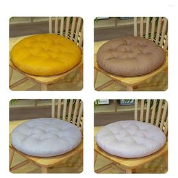 Pillow Solid Colour Bandage Thicken Nap Pad Chair Round