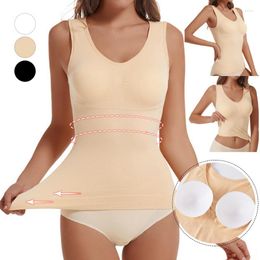 Women's Shapers Women Shapewear Tummy Control Tank Top Body Seamless Slimming Fashion Sexy Female Slim Tops Corset Underwear