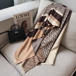 Luxury Scarves Cashmere Scarf For Women Pashmina Shawls Wraps Thick Warm Hijab Design Winter