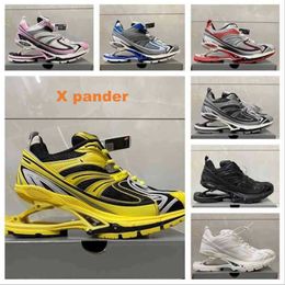 Designer X-Pander Sapatos Casuais Triplo S 6.0 Elasticidade Mesh Couro Nylon Respirável XPander Mens Womens sapatos Tamanho 35-45