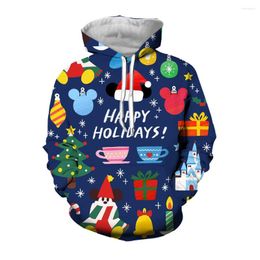 Men's Hoodies Jumeast 3D Christmas Santa Printed Casual Men Harajuku Fashion Plus Size Hoodie Kawaii Festival Clothing Cartoon Coats