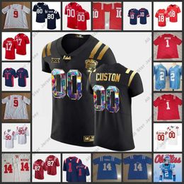 Ncaa Custom Ed Ole Miss Rebels Football Jersey 74 Erick Cade 28 Damarcus Thomas 33 Cedric Johnson 52