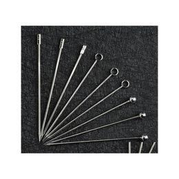 Bar Tools 4 Styles Martini Cocktail Picks Olive Fork Fruit Sign Decoration Stainless Steel Needle Drop Delivery Home Garden Kitchen Dhnsp