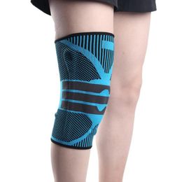 Knee Pads Elbow & Sports Protector Brace Silicone Spring Anticollision Support Basketball Knitted Compression Elastic Slee