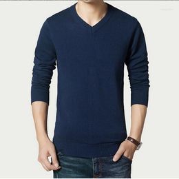 Men's Polos 2023 ZNG Style Autumn Fashion Brand Casual Sweaters V-Neck Striped Slim Fit Knittins Men Clothes