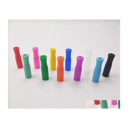 Drinking Straws 11 Colours Sile Tips For Stainless Steel Sts Tooth Collision Prevention Er St Drop Delivery Home Garden Kitchen Dinin Dhywu