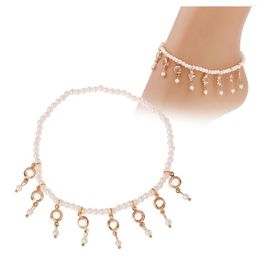 Anklets Pearl Tassels For Women Foot Accessorie Beach Barefoot Sandals Bracelet Ankle On The Leg Female Gifts