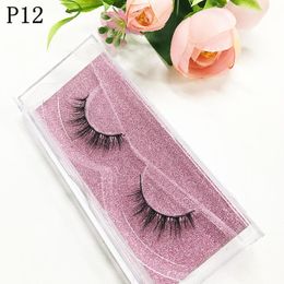 False Eyelashes Big Eye 3D Thick Full Strips HandMade Mink Lashes Korean Fake