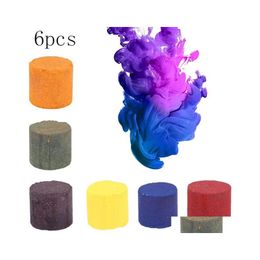 Party Decoration 1/6 Pcs Smoke Pills Combustion Smog Cake Effect Bomb Portable Pography Prop Halloween Props H5 Drop Delivery Home G Dhgbs