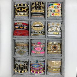 Strand Miyuki Woven Bracelet For Women Mexican Handmade Vintage Bracelets Jewelry Winter Pulseras Femme Christmas Gift Beaded Strands