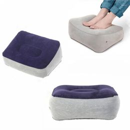 Pillow Soft Footrest PVC Inflatable Foot Rest Cushion Air Travel Office Home Leg Up Relaxing Feet Tools