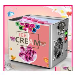 Ice Cream Tools Thai Stir Fry Roll Hine Kitchen Electric Small Fried Yoghourt Portable Mini Kit Drop Delivery Home Garden Dining Bar Dh40S