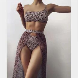 Women's Swimwear Sexy Three Pieces Bikini Set Women Swimsuit And Beach Cover Up Skirt Female Bathing Suits Beachwear Swimming Suit