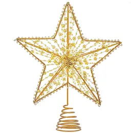 Christmas Decorations Tree Topper Star Toppers Decorationstreetop Lighted Decoration Glitter Gold Shaped Light Lights Ornament Silver