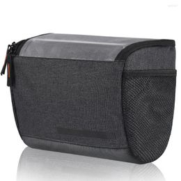 Storage Bags Bike Handlebar Bag 4.5L Bicycle Front Pack Thermal Insulation And Cold With Touch Screen Cycling Accessories
