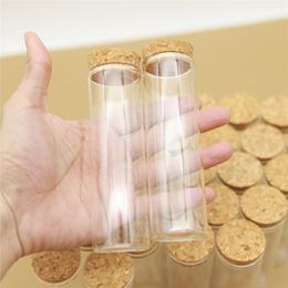 Garrafas de armazenamento 12Pieces 37 120mm 100ml de rolhas de vidro de vidro vazio Jar contêiner Diy Spice Jars Contêineres