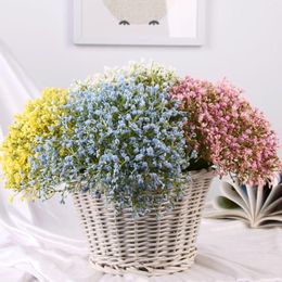 Decorative Flowers Artificial Gypsophila 16 Branches A Bouquet For Home Decoration Wedding Flower Arrangement Fake