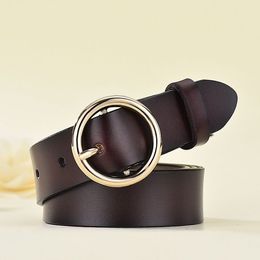Fashion Women Letter Metal Pin Buckle Belts Leather Waist Belt Waistband Gift for Girlfriend