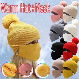 Ball Caps Dad Men Women Winter Warm Knitted Adult Windproof Hat Cycling Skiing Knit Sets Famous Star And Straps