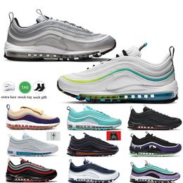 Tênis Masculino Feminino Sean Wotherspoon Triplo Preto Branco Prateado Bullet South Beach Refletivo Bred Tênis Masculino Sapatos Outdoor Masculino Feminino