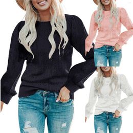 Women's Sweaters Snowmobile Coats For Women Women's Hollow Solid Colour Casual Loose Knit Pullover Sweater Holiday Cardigan