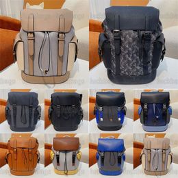 Designer Luxury Bags Hitch Backpack With Horse Carriage Print Charter Backpack 24 Multifunction Pockets School Bag