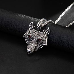 infinity pendant necklace designer Jewellery diamond chain viking angel cuban link New Celtic Wolf head necklace Nordic amulet pendant hanging ornaments wholesale