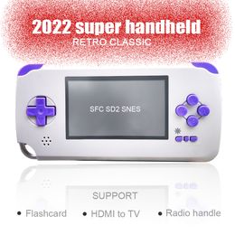 Portable Game Players Super handheld retro classic HD interface wireless handle supports SD2 SNES everdrive series games 230114