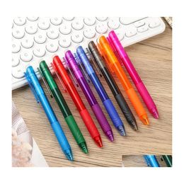 Ballpoint Pens 0.7Mm Erasable Pen Suitable Refills Colorf Creative Sets School Office Stationery Gel Writing Supplies Drop Delivery Dhul8
