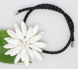 Choker Beauty 75mm Single Flower Necklace 18inches Mother Of Pearl Shell Handmade Choose Color
