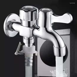 Bathroom Sink Faucets 2023 Washing Machine Faucet Double Water Outlet Tap Mop Pool Taps Outdoor Garden Bibcock Bidet Access