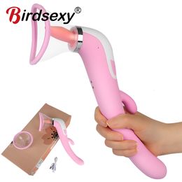 Anal Toys Pussy Dildo Vibrators Adult Sex For Vagina Nipple Sucker Licking Clit Stimulation Heating for Women Intimate Good 230113