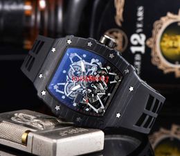 2023 premium luxury brand mens military diving sports watch mens simulation date quartz watch mens leisure diamond watch rm