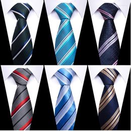 Bow Ties Nice Handmade High Quality Luxury Silk Neck Tie Printed Clothing Accessories Male Wine Red Memorial Day Men Necktie Cravat