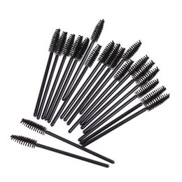 Eyelash Curler 100 Pcs X Eye Lash Black Disposable Mascara Wand Brush Spoolies Makeup New Drop Delivery 202 Dhoqq