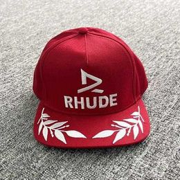 Rhude Brand Designer Unisex Rhude Collections Baseball Caps Outdoor Rhude Hat Casual Truck Hat Couple Rhude Cap Classic Trendy Brand New Casual Wide 118