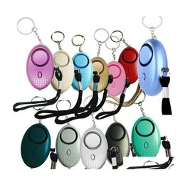 Other Home Garden 130 Db Safe Sound Personal Alarm Keychain With Led Lights Self Defense Electronic Device For Women Girls Drop Del Dhxgm