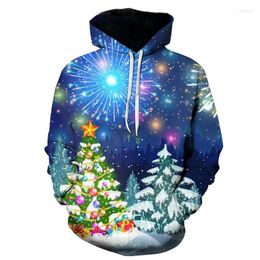 Men's Hoodies Merry Christmas 3D Printed Hoodie Men And Women Street Wear Sweatshirt Santa Boys Girls Top Coat