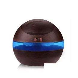 Aromatherapy 300Ml Usb Trasonic Humidifier Aroma Diffuser Mist Maker With Blue Led Light Drop Delivery 202 Dhw37