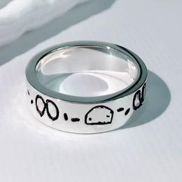 Fashion Unisex luxury Ring for Men Women Unisex Ghost Designer Rings Jewellery Sliver Colour hot