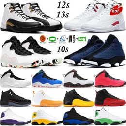 2023 LOW OG Mens Basketball Shoes Jumpman 12 OG 12s Royalty University Gold 10 10s Ember Glow Huarache Light 13 13s Brave Blue Hyper