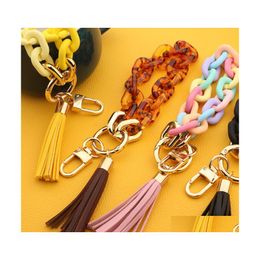 Party Favor Ups 2022 Acrylic Key Chain Resin Tassel Fashion Womens Bag Pendant Available Drop Delivery Home Garden Festive Supplies E Dhvh2