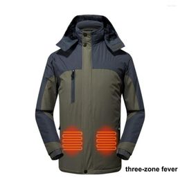 Men's Jackets Practical Winter Keep Warm Washable Stable Performance Heating Coat Men Women Unisex Heated Clothing