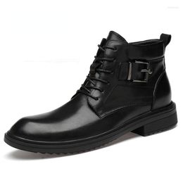 Boots Super Warm High Quality Men Lace-Up Plus Size Autumn Winter Shoes Breathable Wear-Resistant Ankle Snow