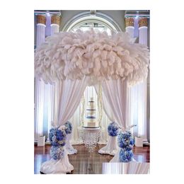 Party Decoration 1012Inch2530Cm Diy Ostrich Feathers Plume Centerpiece For Wedding Table Decorations Drop Delivery Home Garden Festi Dho1M